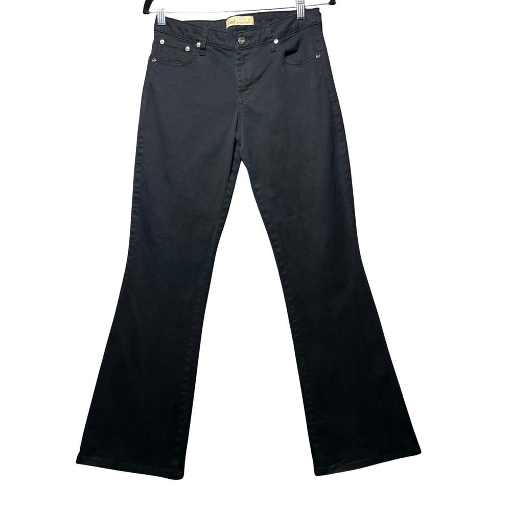 Y2K LEI Black Flare Jeans Womens Size 7 Stretch Denim Pant